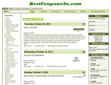Tablet Screenshot of bestcoupons4u.com